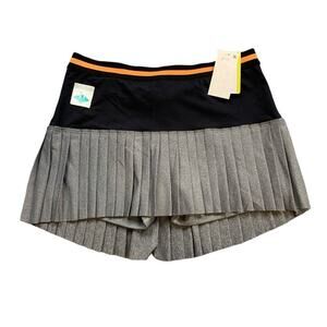 Trina Turk Skort Womens S Small Gray Recreation Pleated Hygienic Liner Shorts